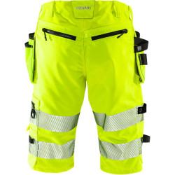 FRISTADS Hi Vis Korte Stretchbroek Vrouw Klasse 1 2529 Plu