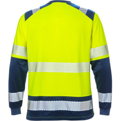 FRISTADS Hi Vis T-Shirt Lange Mouwen Klasse 2 7457 Thv