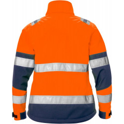 FRISTADS Hi Vis Softshelljack Dames Klasse 2 4183 Wyh