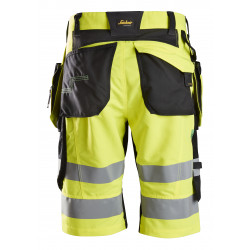 FlexiWork, High-Vis Korte Broek+ met holsterzakken Klasse 1