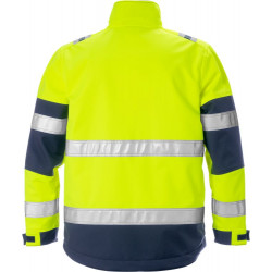 FRISTADS Hi Vis Softshelljack Klasse 2 4083 Wyh