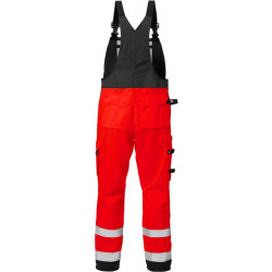 FRISTADS Hi Vis Amerikaanse Overall Klasse 2 1015 Plu