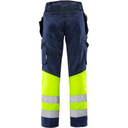 Fristads High vis Green werkbroek klasse 1 2640 GPLU