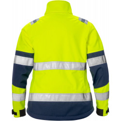 FRISTADS Hi Vis Softshelljack Dames Klasse 2 4183 Wyh