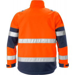 FRISTADS Hi Vis Softshelljack Klasse 2 4083 Wyh