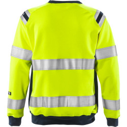 FRISTADS Flamestat Hi Vis Sweatshirt Klasse 3 7076 Sflh