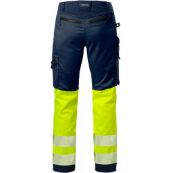 FRISTADS Hi Vis Broek Stretch Klasse 1 2705 Plu