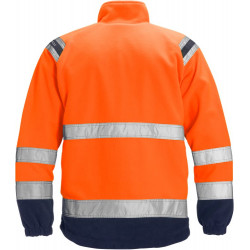 FRISTADS Hi Vis Fleecejack Winddicht Klasse 3 4041 Fe