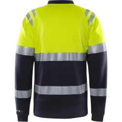 FRISTADS Flamestat Hi Vis  T-Shirt Met Lange Mouwen Klasse 1 7107 Tfl