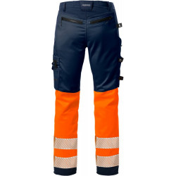 FRISTADS Hi Vis Werkbroek Stretch Dames Klasse 1 2709 Plu