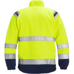 FRISTADS Hi Vis Fleecejack Winddicht Klasse 3 4041 Fe