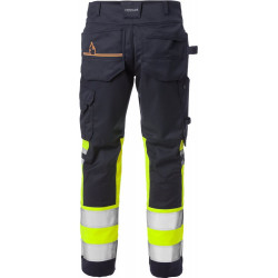 FRISTADS Flamestat Hi Vis Werkbroek Stretch Klasse 1 2163 Athf