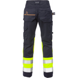 FRISTADS Flamestat Werkbroek Stretch Met Hoge Zichtbaarheid Dames Klasse 1 2171 Athf