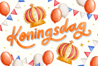 Koningsdag 26 April gesloten