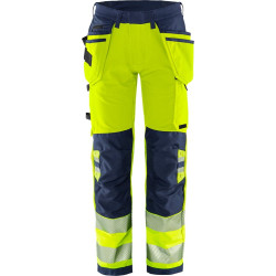 Fristads High Vis Green werkbroek stretch klasse 2 2644 GSTP