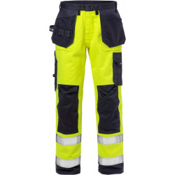 FRISTADS Flame Hi Vis Werkbroek Klasse 2 2584 Flam