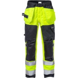 FRISTADS Flamestat Hi Vis Werkbroek Stretch Klasse 2 2167 Athf