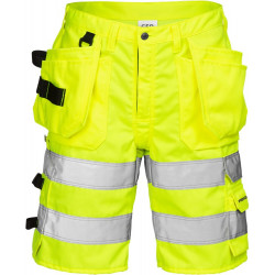 FRISTADS Hi Vis Korte Broek Klasse 2 2028 Plu