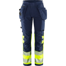 Fristads High Vis Green werkbroek dames stretch klasse 1 2663 GSTP