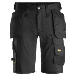 AllroundWork, Stretch Korte Broek met Holsterzakken



