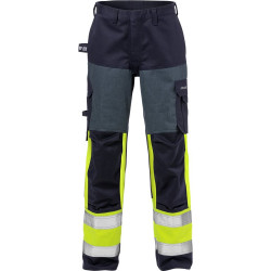 FRISTADS Flame Hi Vis Broek Dames Klasse 1 2591 Flam