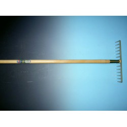 Tuinhark - Asfalthark ATLAS, 14 tanden, RECHT, met essen steel 170 x 2,9 cm.