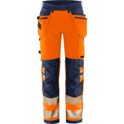 Fristads High Vis Green werkbroek stretch klasse 2 2644 GSTP