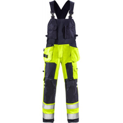 FRISTADS Flamestat Hi Vis Amerikaanse Overall Klasse 2 1075 Aths