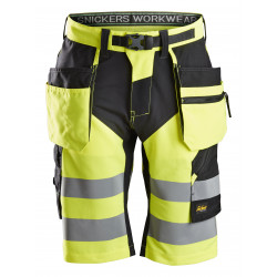 FlexiWork, High-Vis Korte Broek+ met holsterzakken Klasse 1
