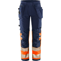 Fristads High Vis Green werkbroek stretch klasse 1 2643 GSTP