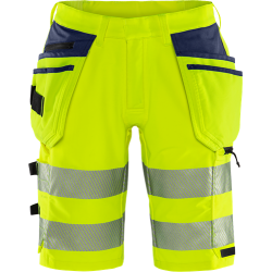 Fristads High vis Green stretch korte broek klasse 2 2646 GSTP