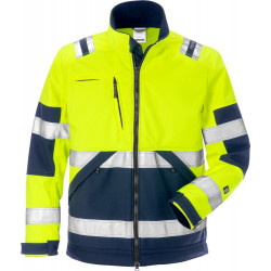 FRISTADS Hi Vis Softshelljack Klasse 2 4083 Wyh