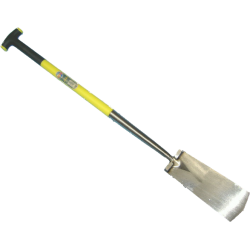 Kabelspade IDEAL ECCO 1108/2 gepolijst met opstap, met FIBERGLAS steel 78cm.