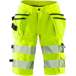 FRISTADS Hi Vis Korte Stretchbroek Vrouw Klasse 1 2529 Plu