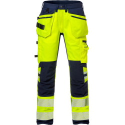 FRISTADS Hi Vis Werkbroek Stretch Klasse 2 2707 Plu