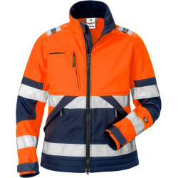FRISTADS Hi Vis Softshelljack Dames Klasse 2 4183 Wyh