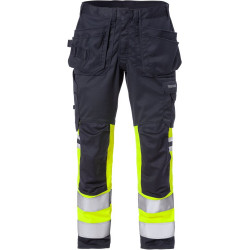 FRISTADS Flamestat Hi Vis Werkbroek Stretch Klasse 1 2163 Athf