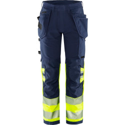 Fristads High Vis Green werkbroek stretch klasse 1 2643 GSTP