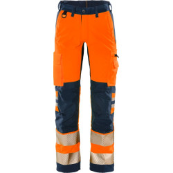 FRISTADS Hi Vis Werkbroek Klasse 2 Flexforce