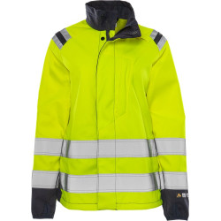 FRISTADS Flamestat Hi Vis Softshelljack Dames Klasse 3 4076 Fss