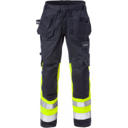 FRISTADS Flamestat Werkbroek Stretch Met Hoge Zichtbaarheid Dames Klasse 1 2171 Athf