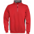 Fristads ½ Zip sweater Rood/Grijs